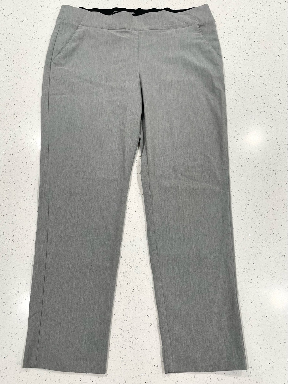 Simply Vera Vera Wang Light Gray Ankle Dress Pants